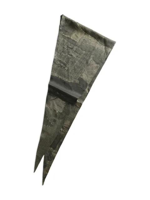 Ziggy Chen pointed-tip patchwork scarf