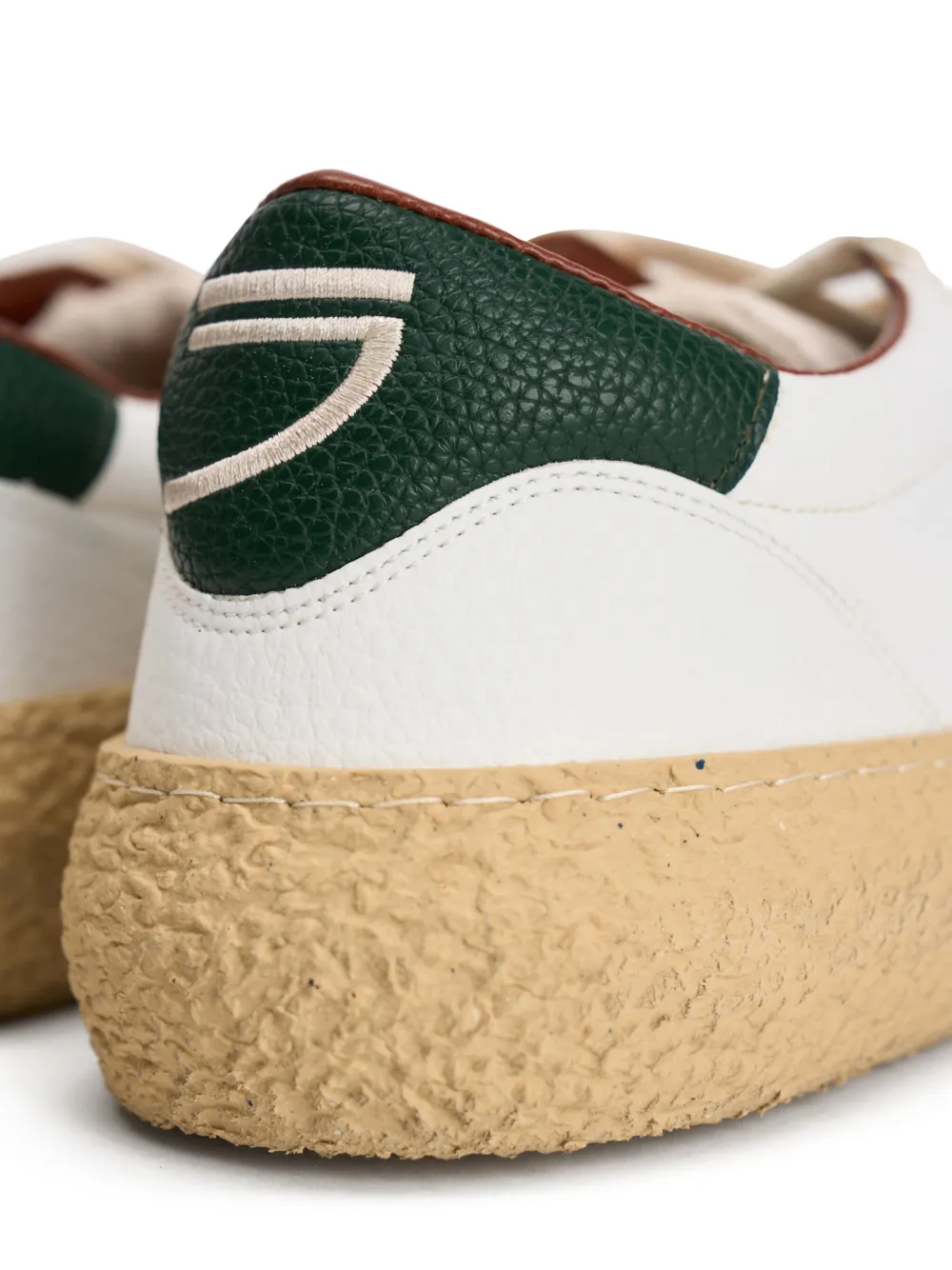 Puraai Gestreepte sneakers Wit