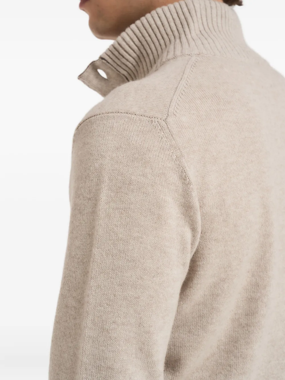 Kangra Vest met knopen Beige