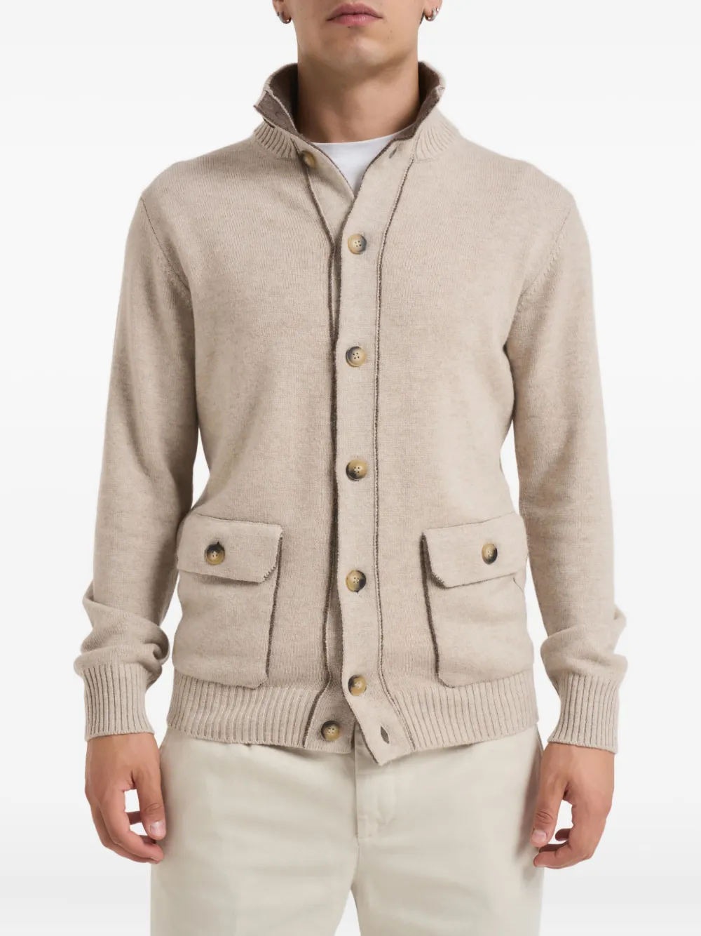 Kangra buttoned cardigan | Neutrals | Image 1