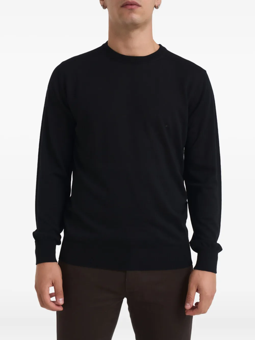 Kangra suéter con cuello redondo | negro | Image 1