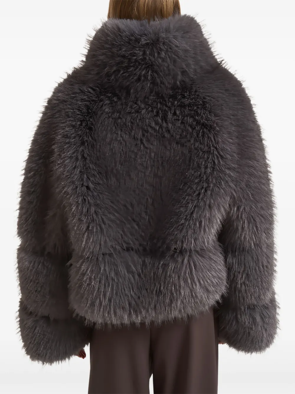 Sword 6.6.44 Faux-fur Coat In Gray