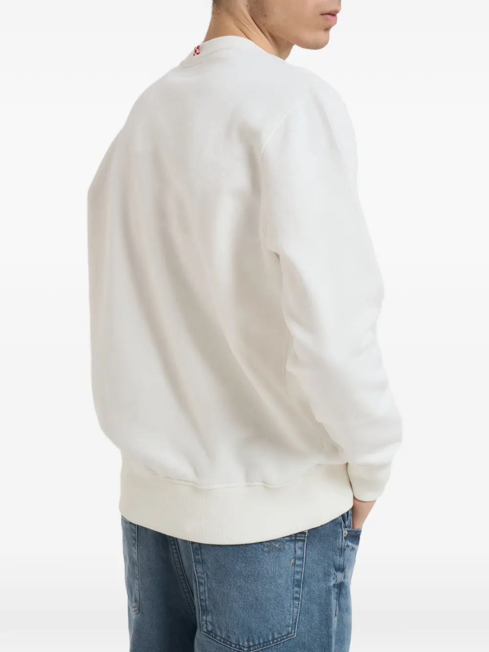 MC2 Saint Barth embroidered crew-neck sweater - Wit