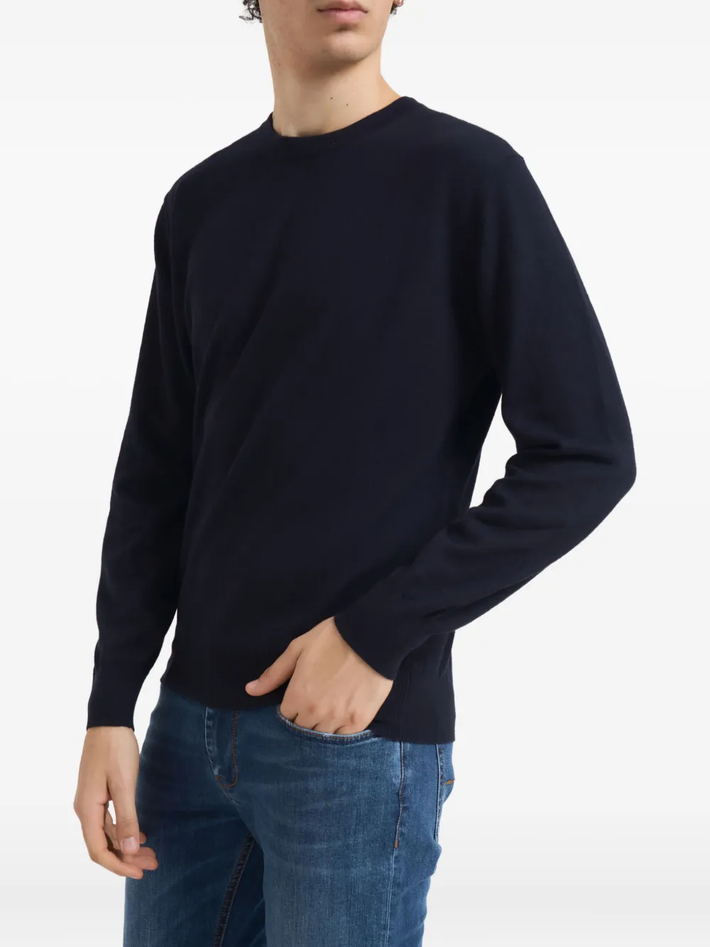 Kangra long-sleeve sweater - Blauw