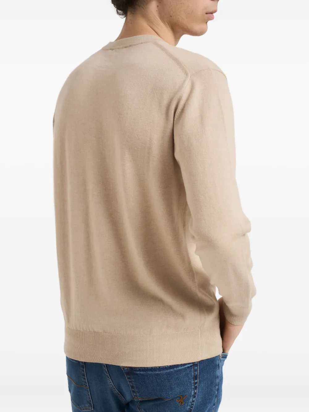 Kangra Trui met ronde hals Beige