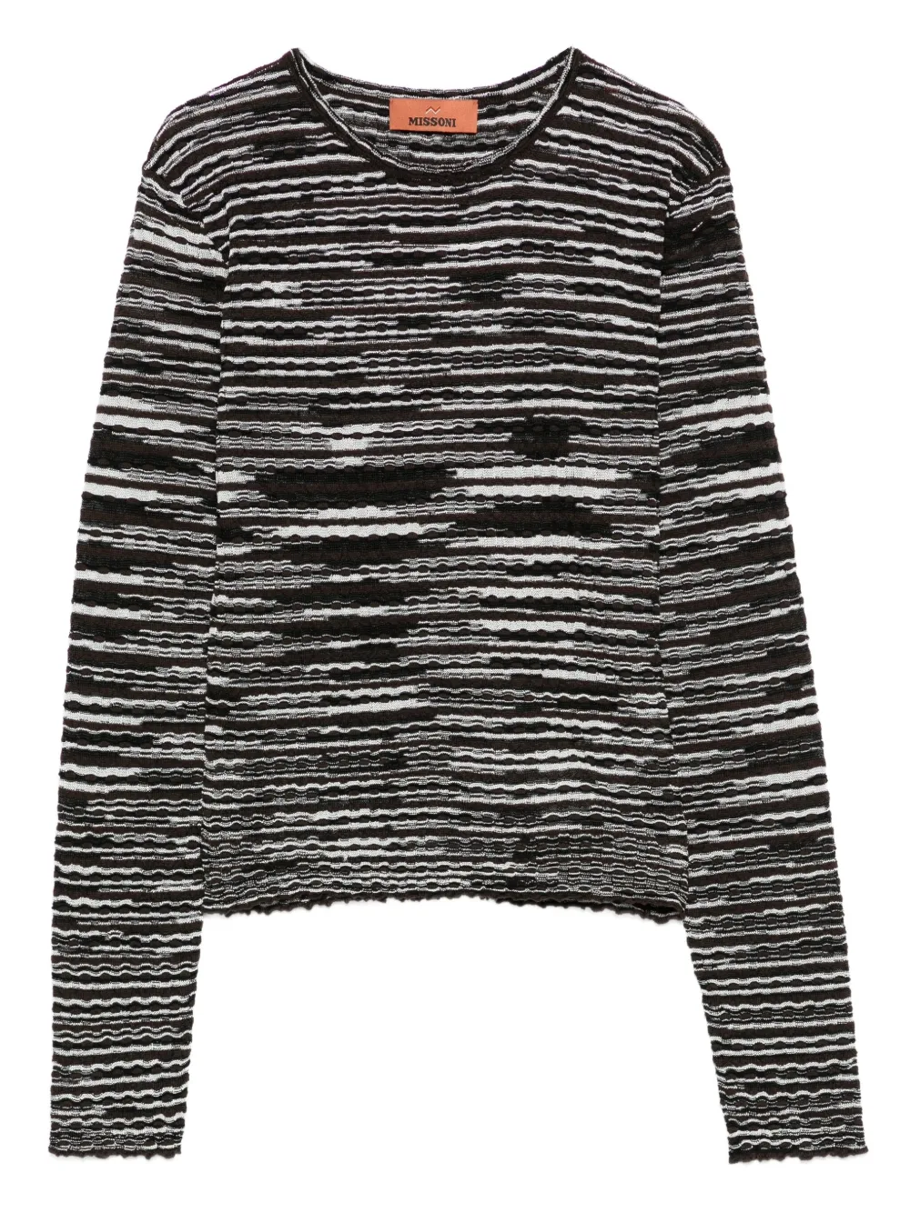 Missoni round-neck sweater - Nero