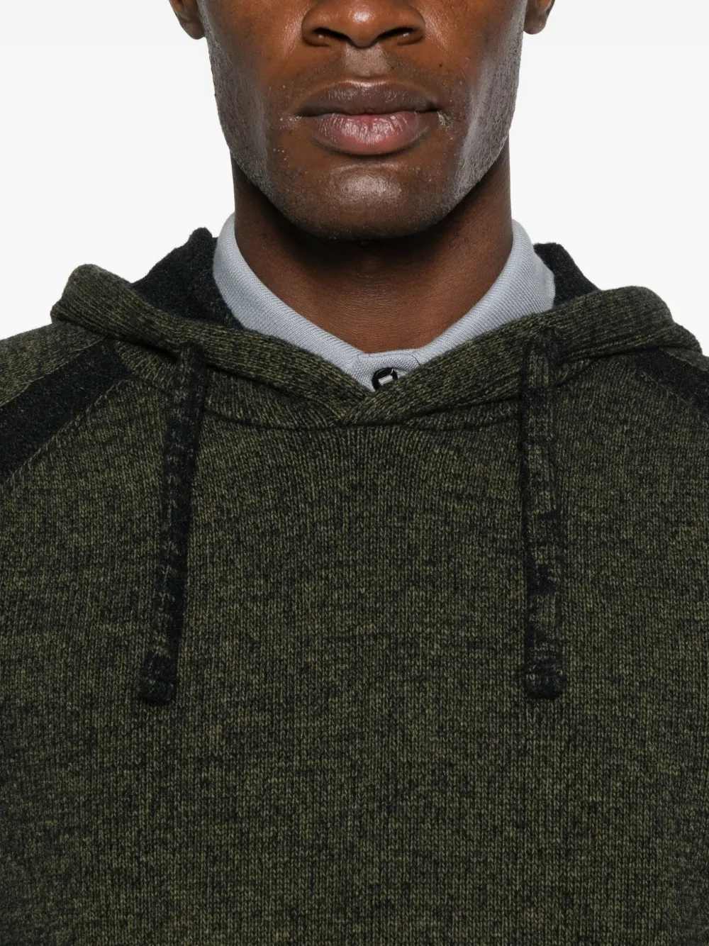 C.P. Company Fleece trui met capuchon Groen