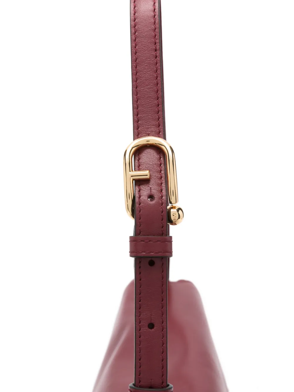 Furla Medium Domus leren schoudertas Rood