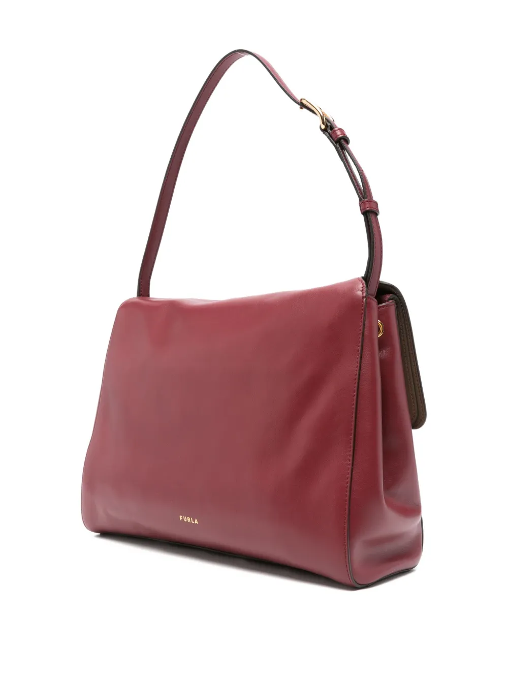 Furla Medium Domus leren schoudertas Rood