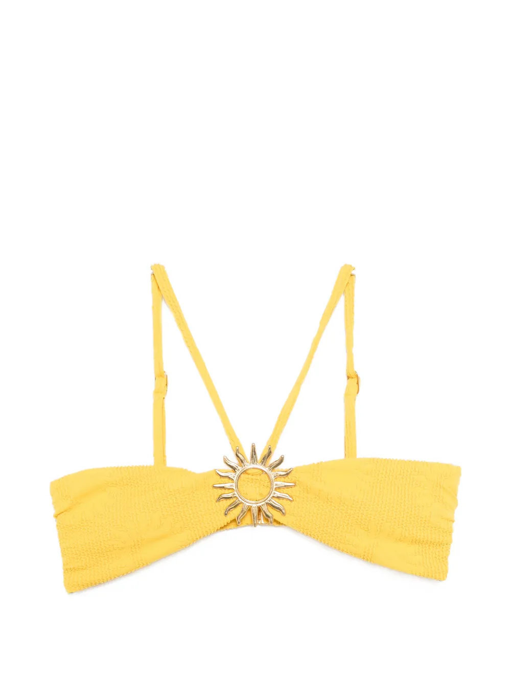 FARM Rio Top bikini a fascia - Giallo