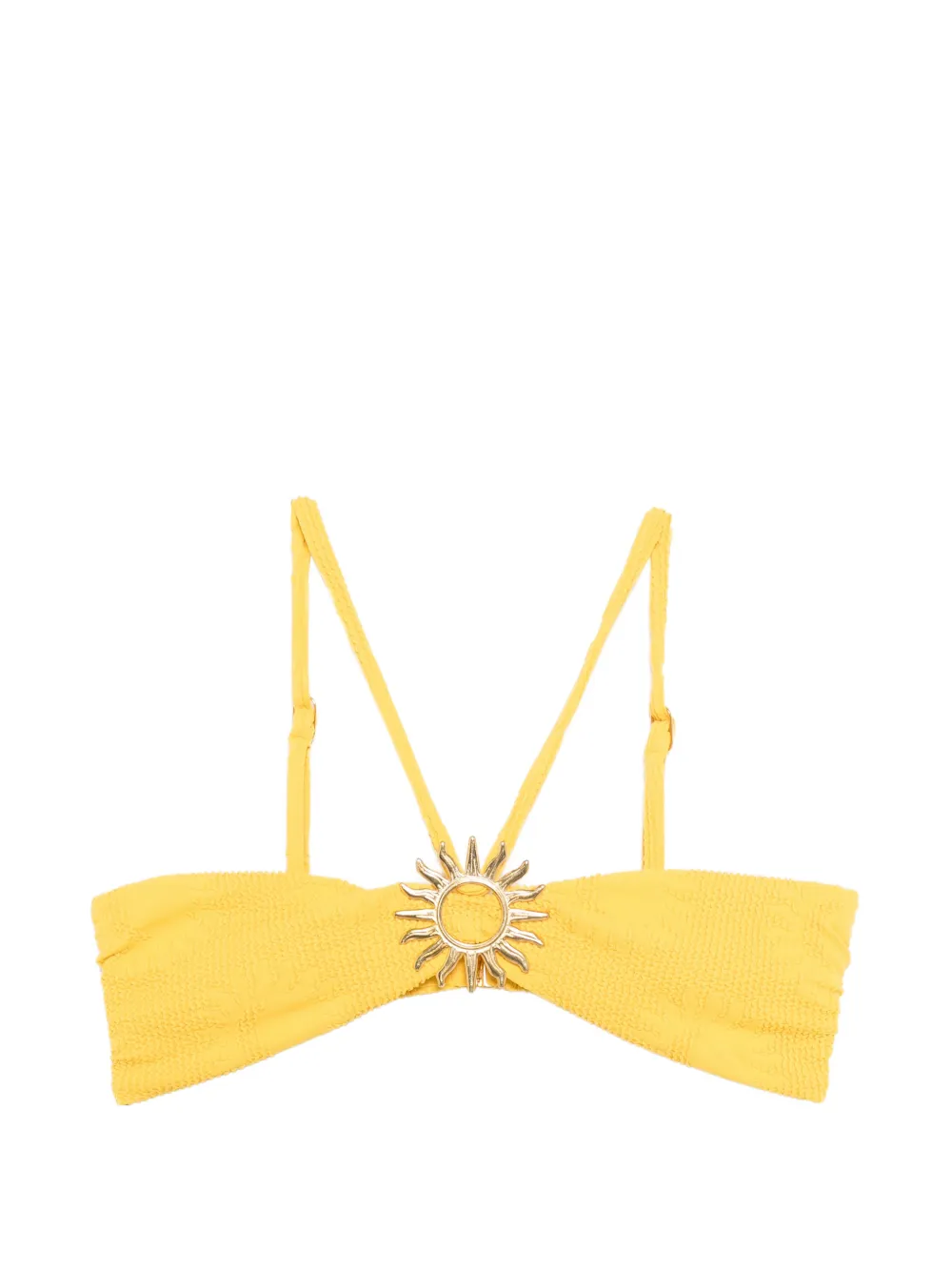 FARM Rio Top bikini a fascia - Giallo