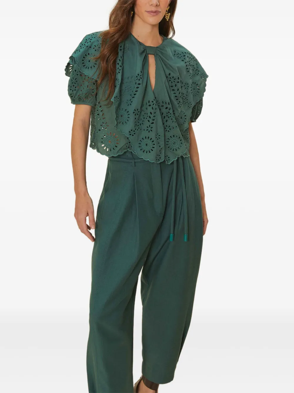 FARM Rio Plooibroek met trekkoord Groen