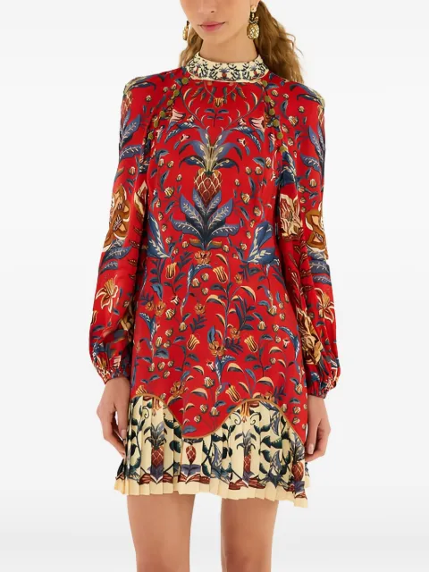 FARM Rio vestido corto con botones y estampado floral 