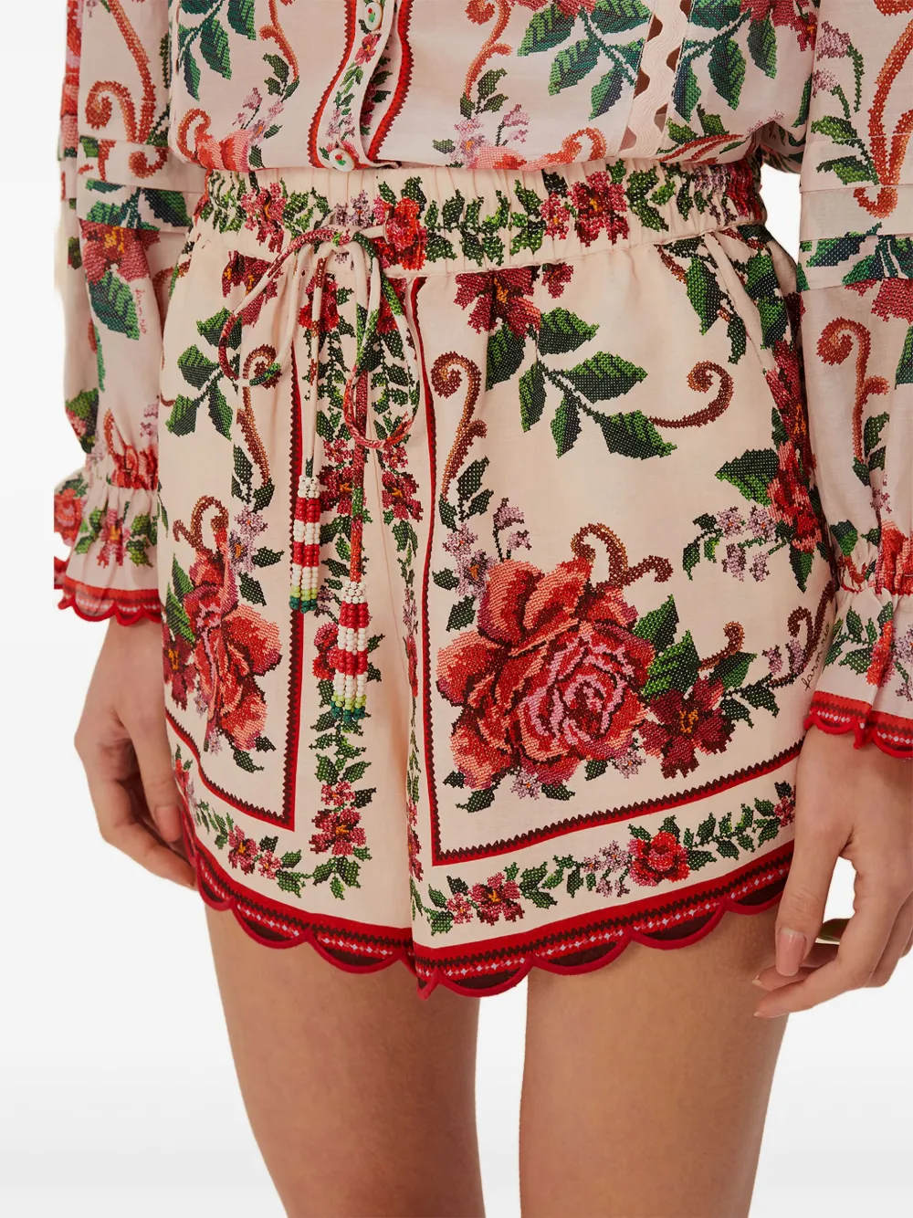 FARM Rio Shorts met trekkoord Roze