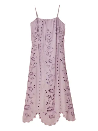FARM Rio Floral cut-out Maxi Dress | Purple