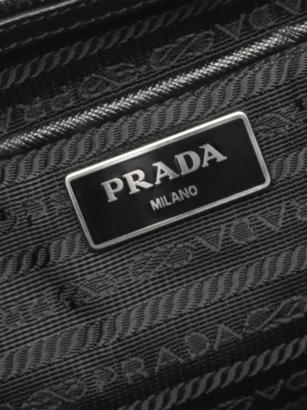 Pre-owned Prada 2013-2025 Impuntu Tessuto Open Convertible Tote Bag In Black