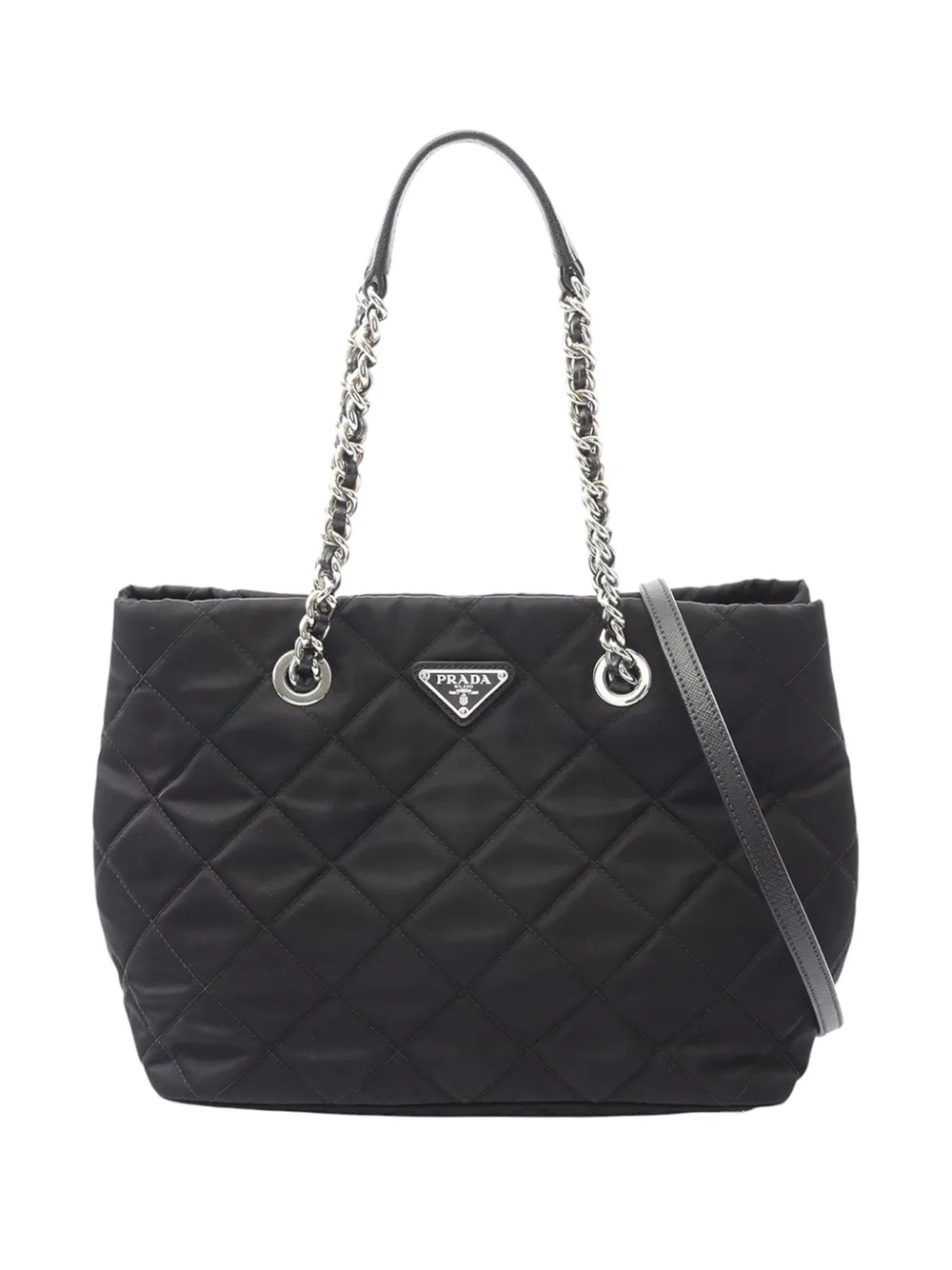 Prada Pre-Owned tote Impuntu Tessuto Open Convertible 2013-2025 | negro | Image 1