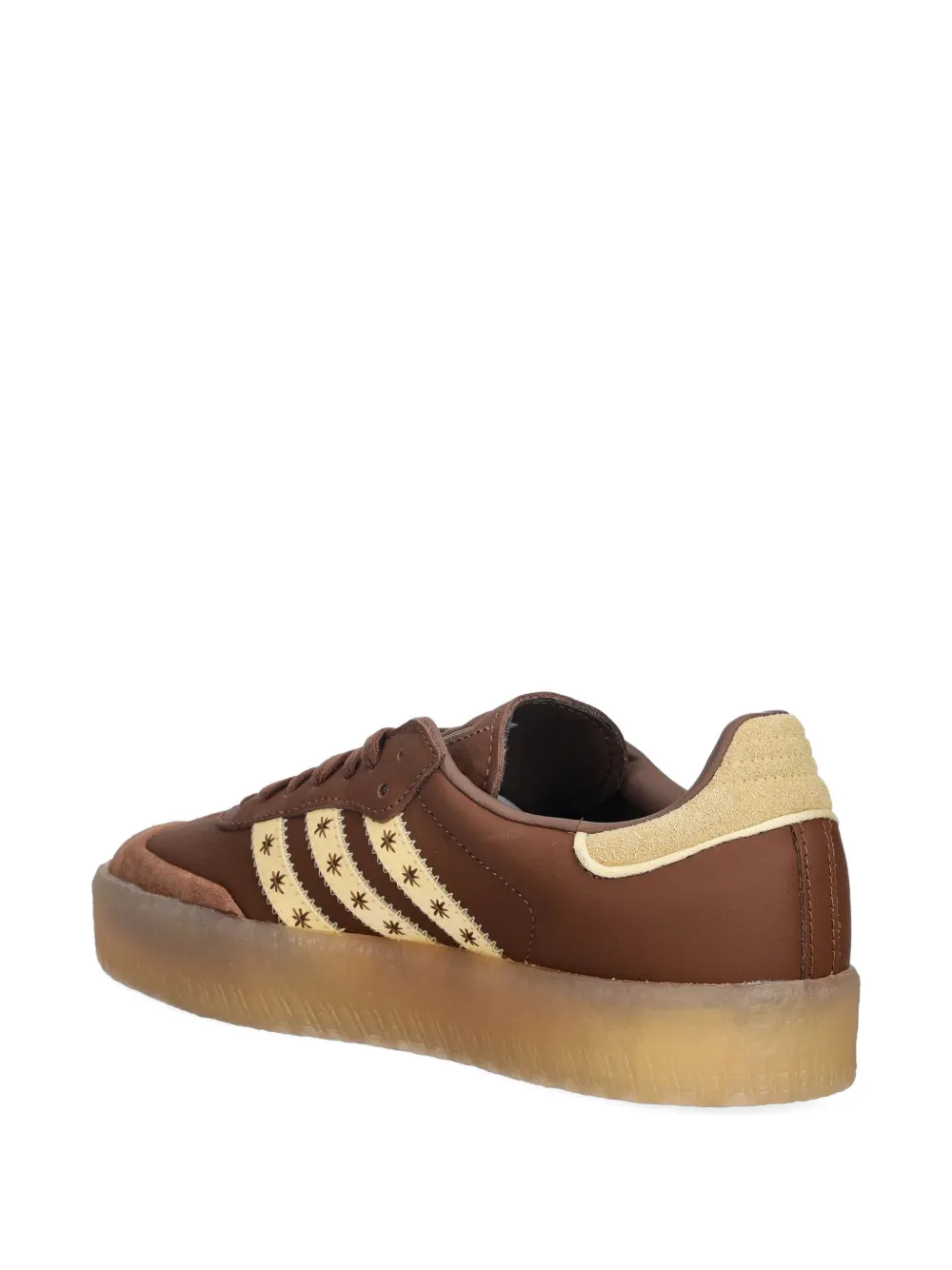 adidas Sambae sneakers met sterpatroon Bruin