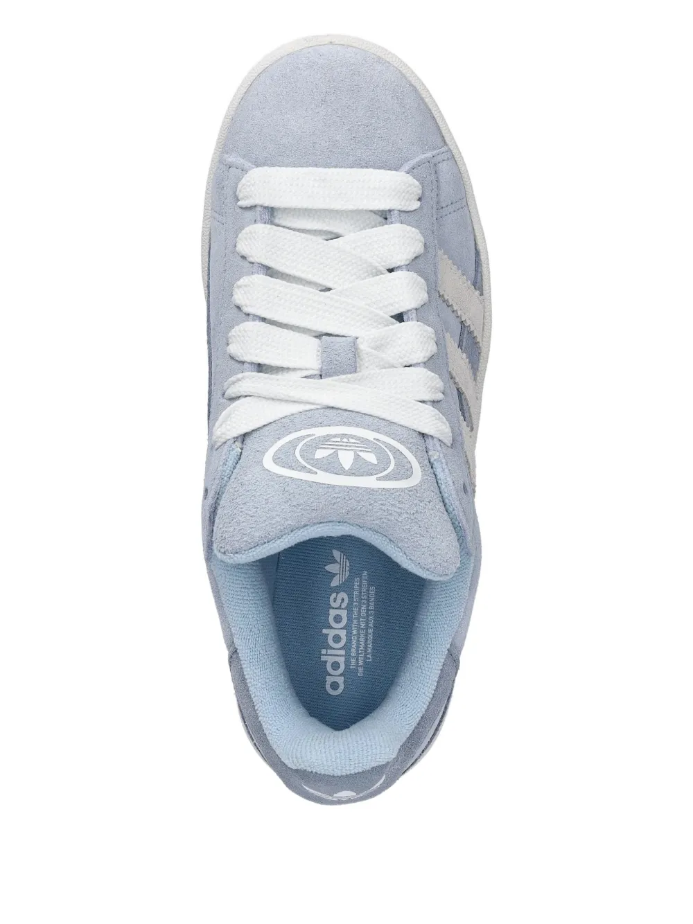 Adidas Originals Campus 00s Suede Stripe Sneakers In Blue