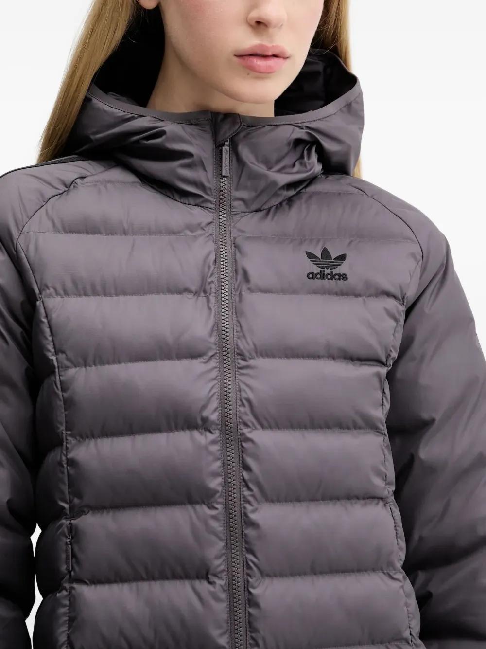 adidas Originals jack met capuchon Grijs