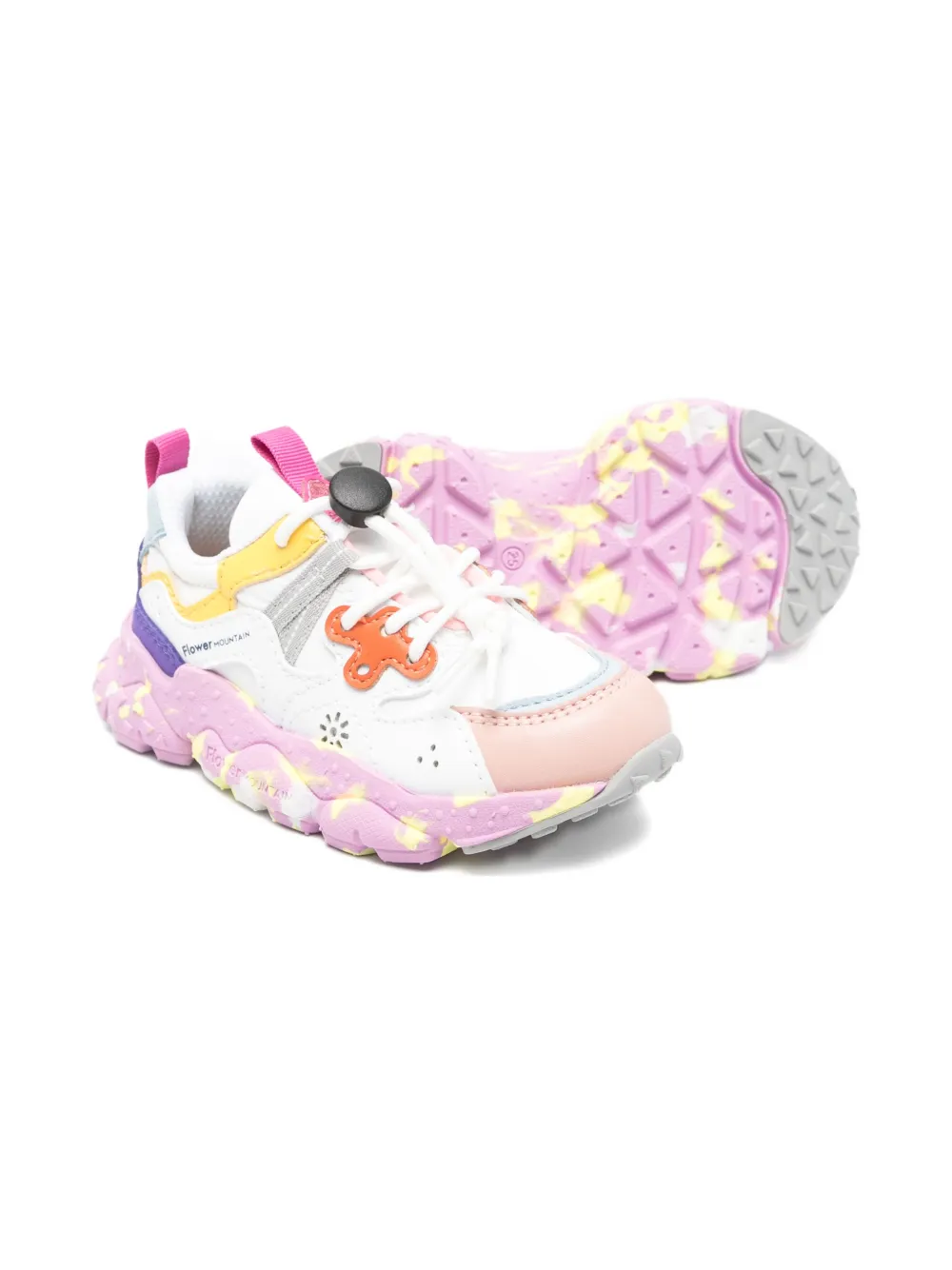 FLOWER MOUNTAIN KIDS Yamano 3 sneakers - Wit