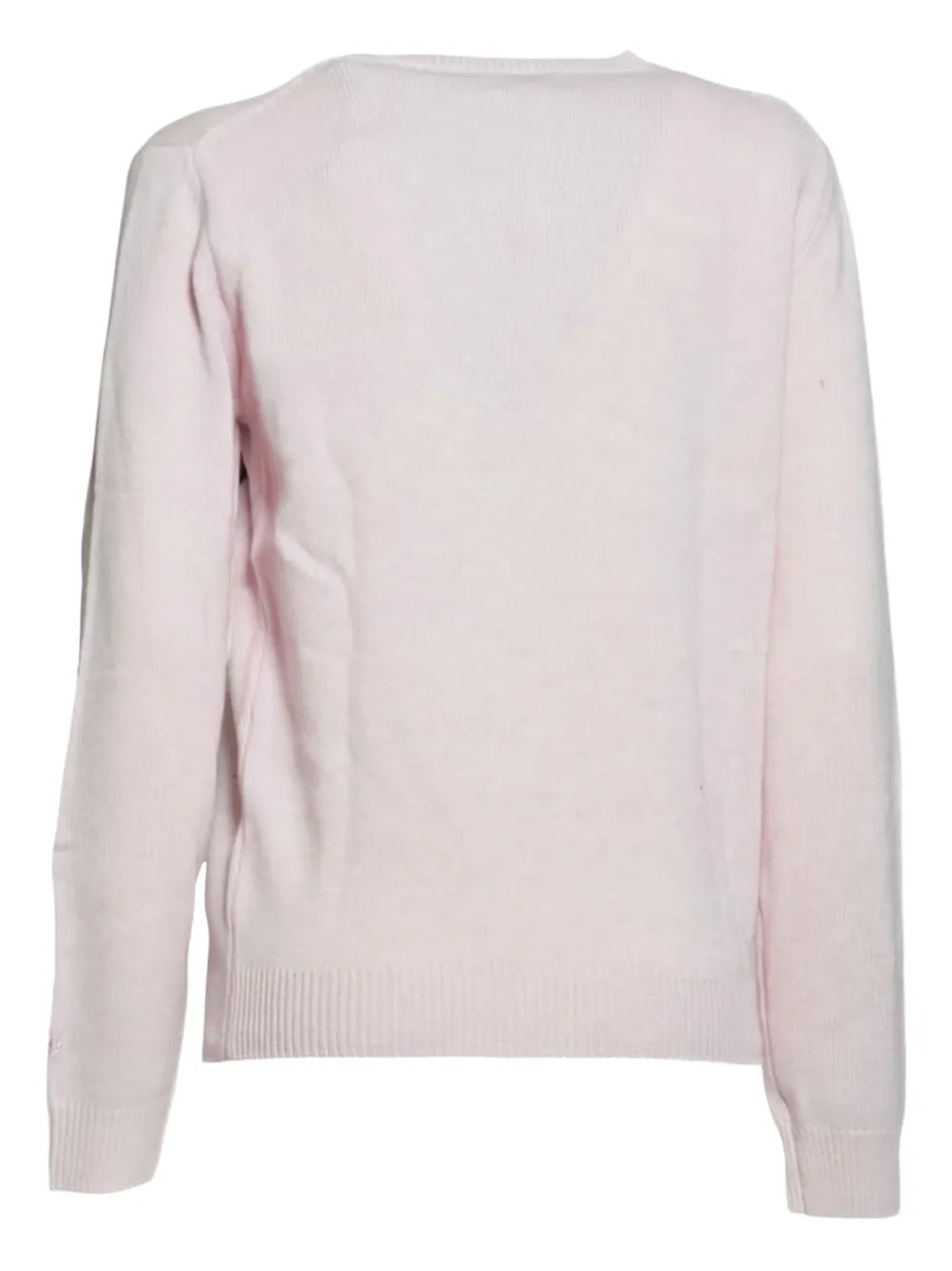 Mc2 Saint Barth Heart-motif Sweater In Pink