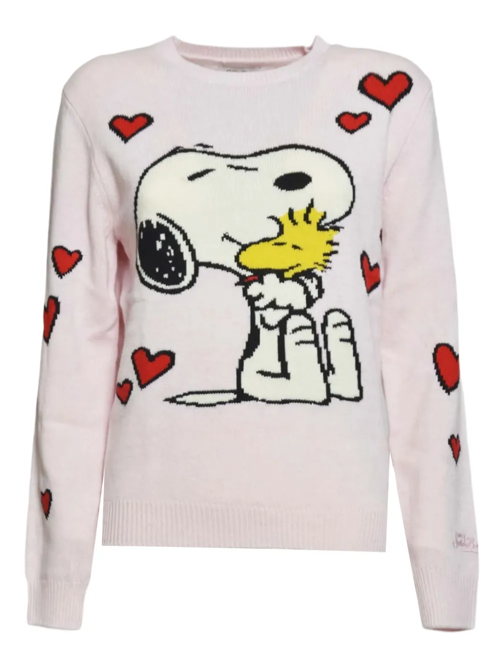 MC2 Saint Barth Kids heart-motif sweater - Rosa