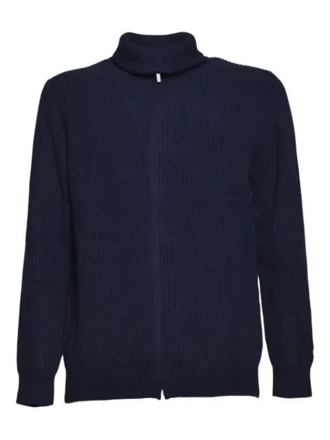 MC2 Saint Barth zip ribbed cardigan