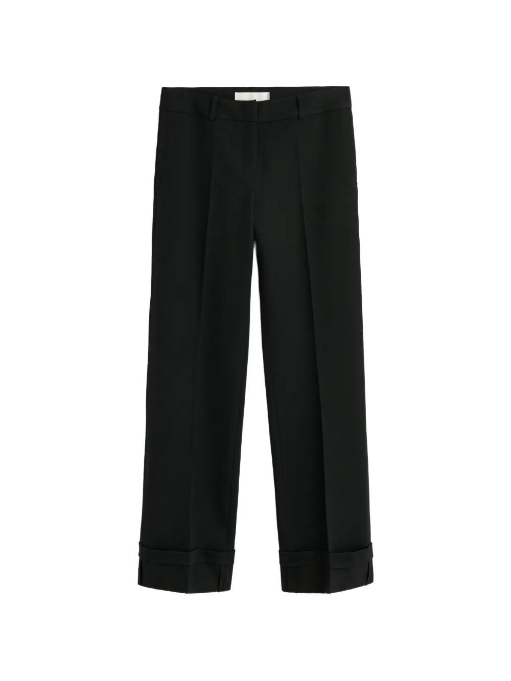 OUR LEGACY Hip broek met manchetten Zwart
