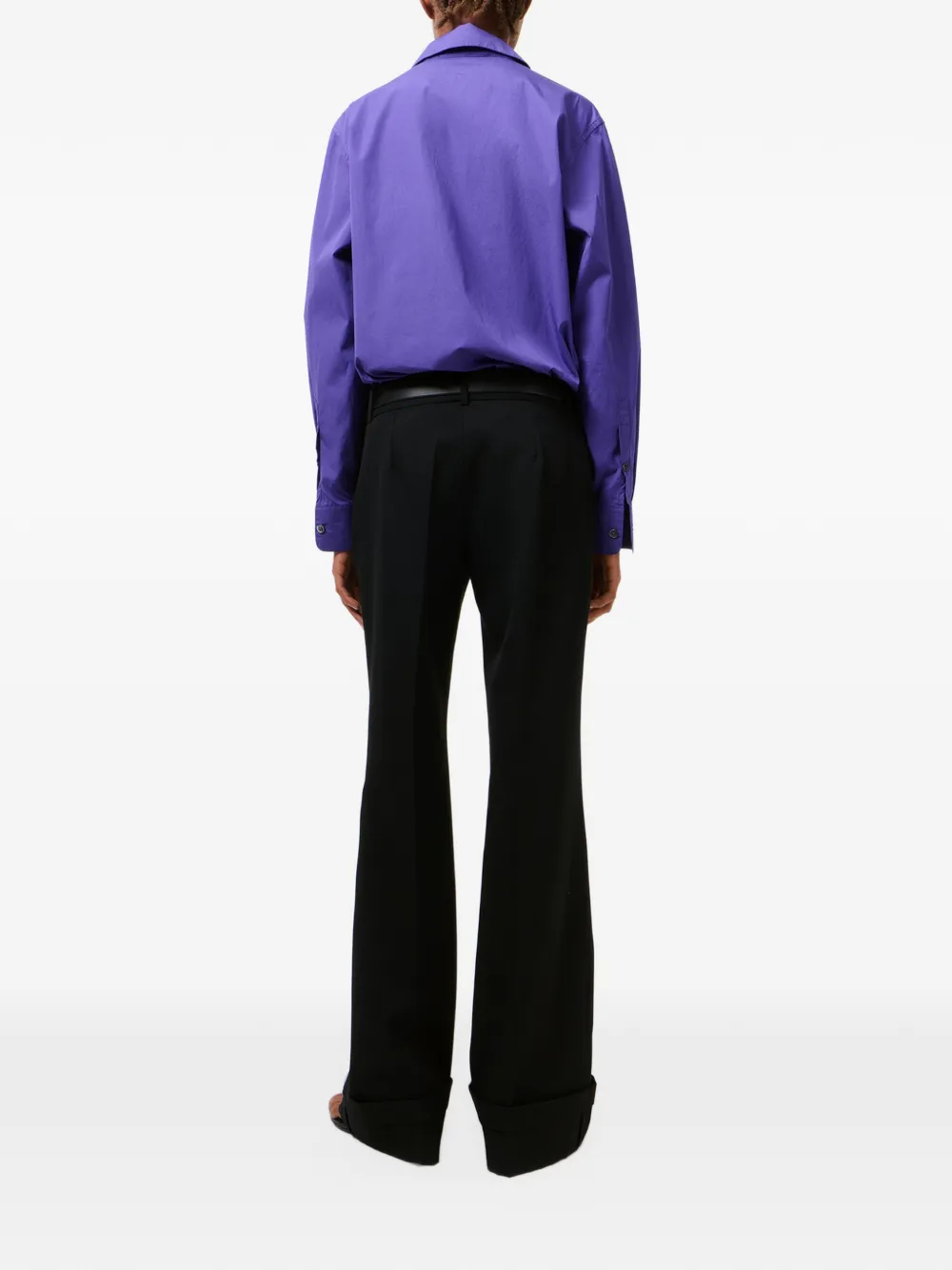 OUR LEGACY Hip broek met manchetten Zwart