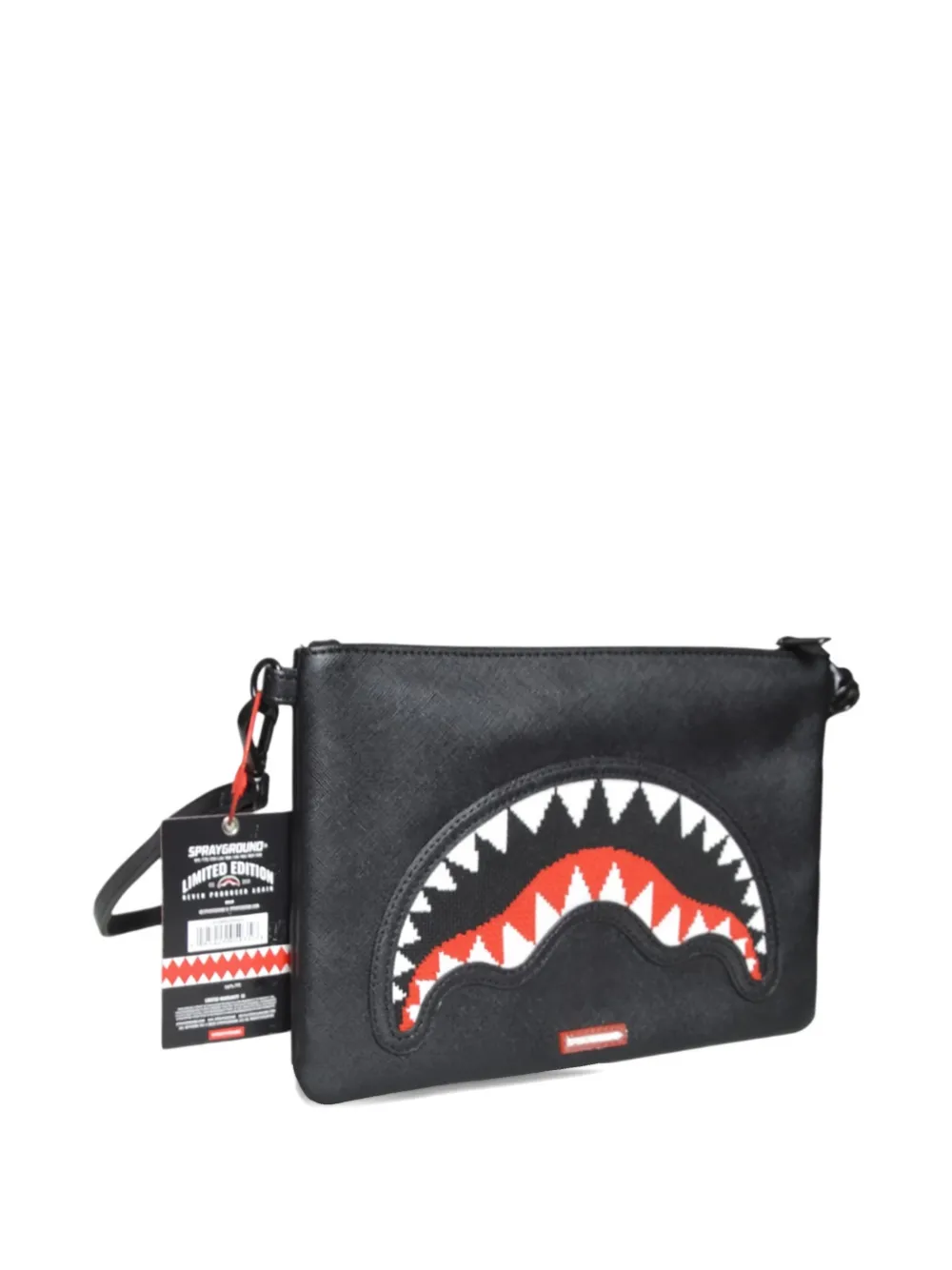 Sprayground Shark-detail Pochette In Blue