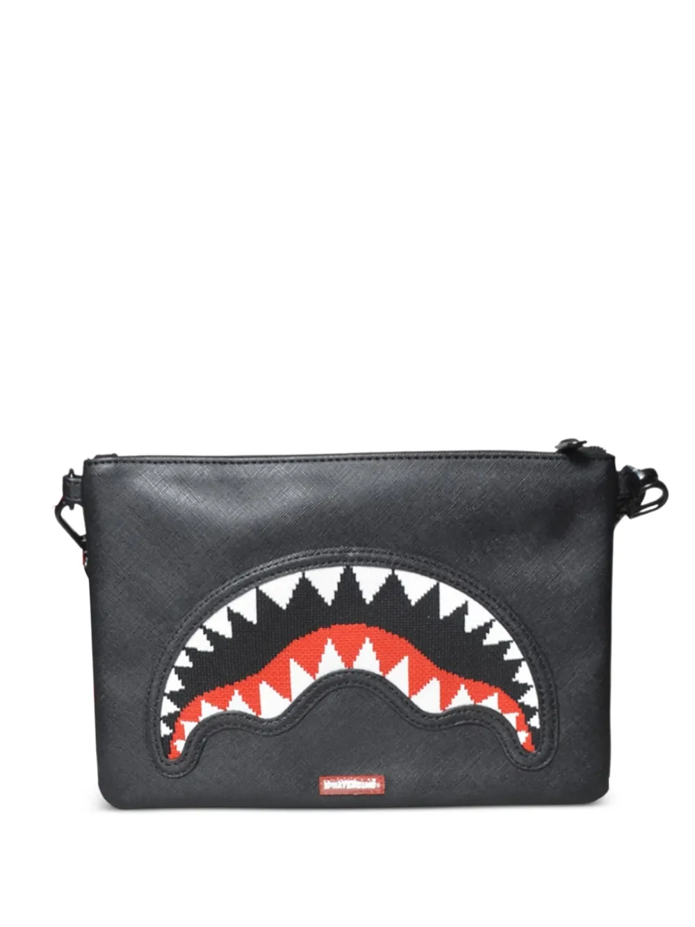 Sprayground shark-detail pochette | negro | Image 1