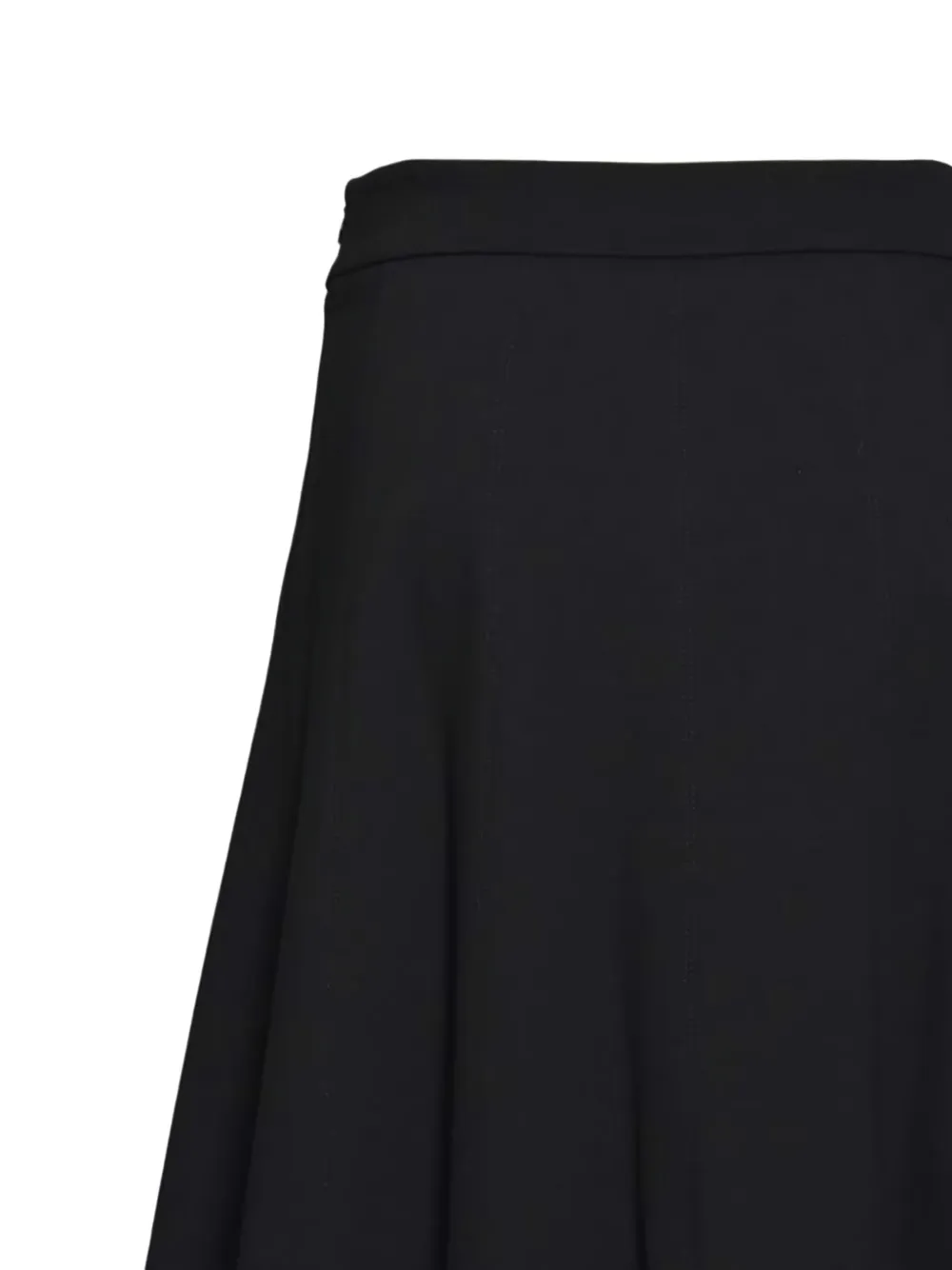 True Royal Flared midi-rok Zwart