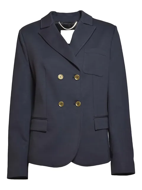 True Royal double-breasted blazer