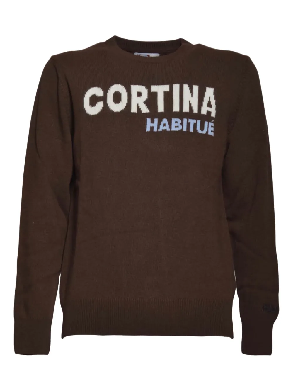 MC2 Saint Barth lettered sweater | Brown | Image 1