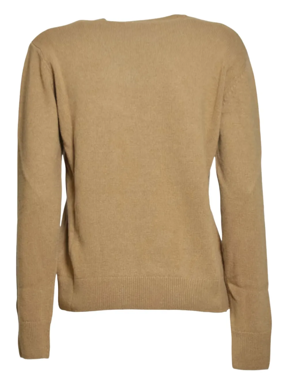 Mc2 Saint Barth X Peanuts Special Edition Cartoon Intarsia Sweater In Brown