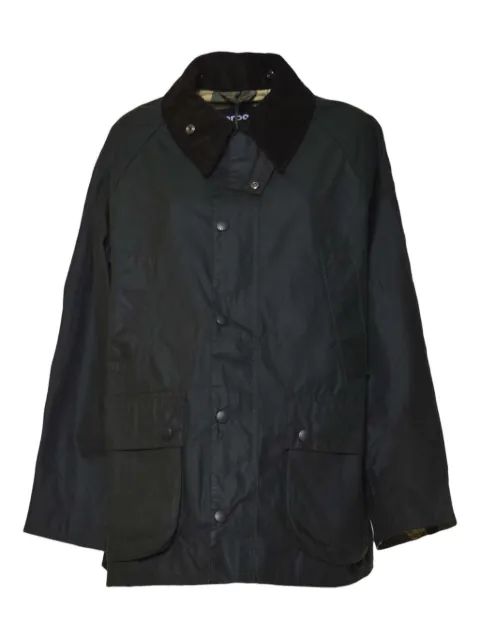 Barbour corduroy-collar coat
