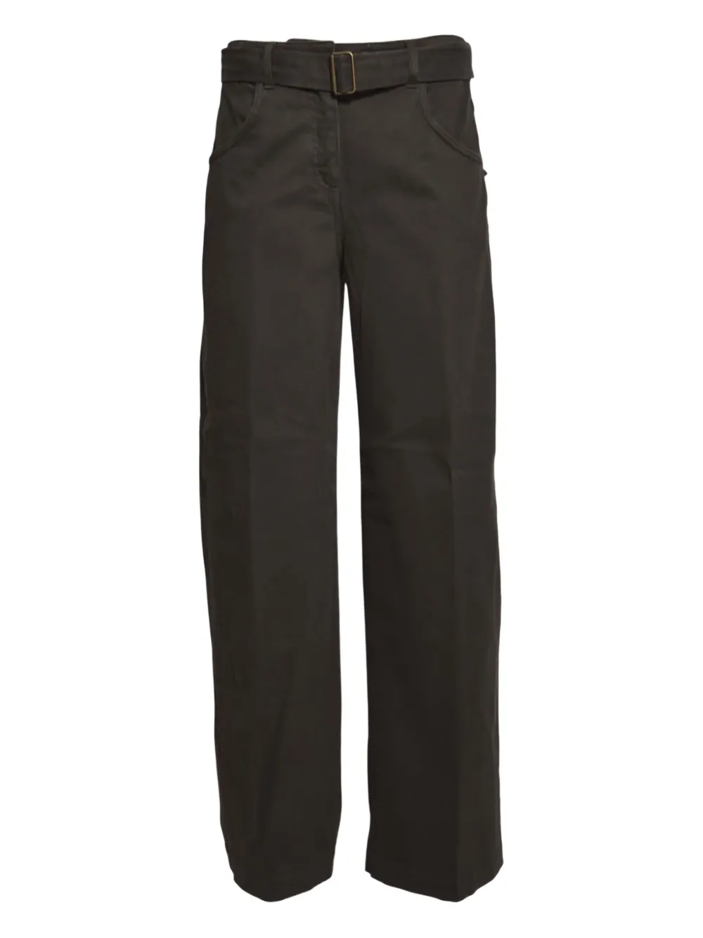True Royal belted trousers - Marrone