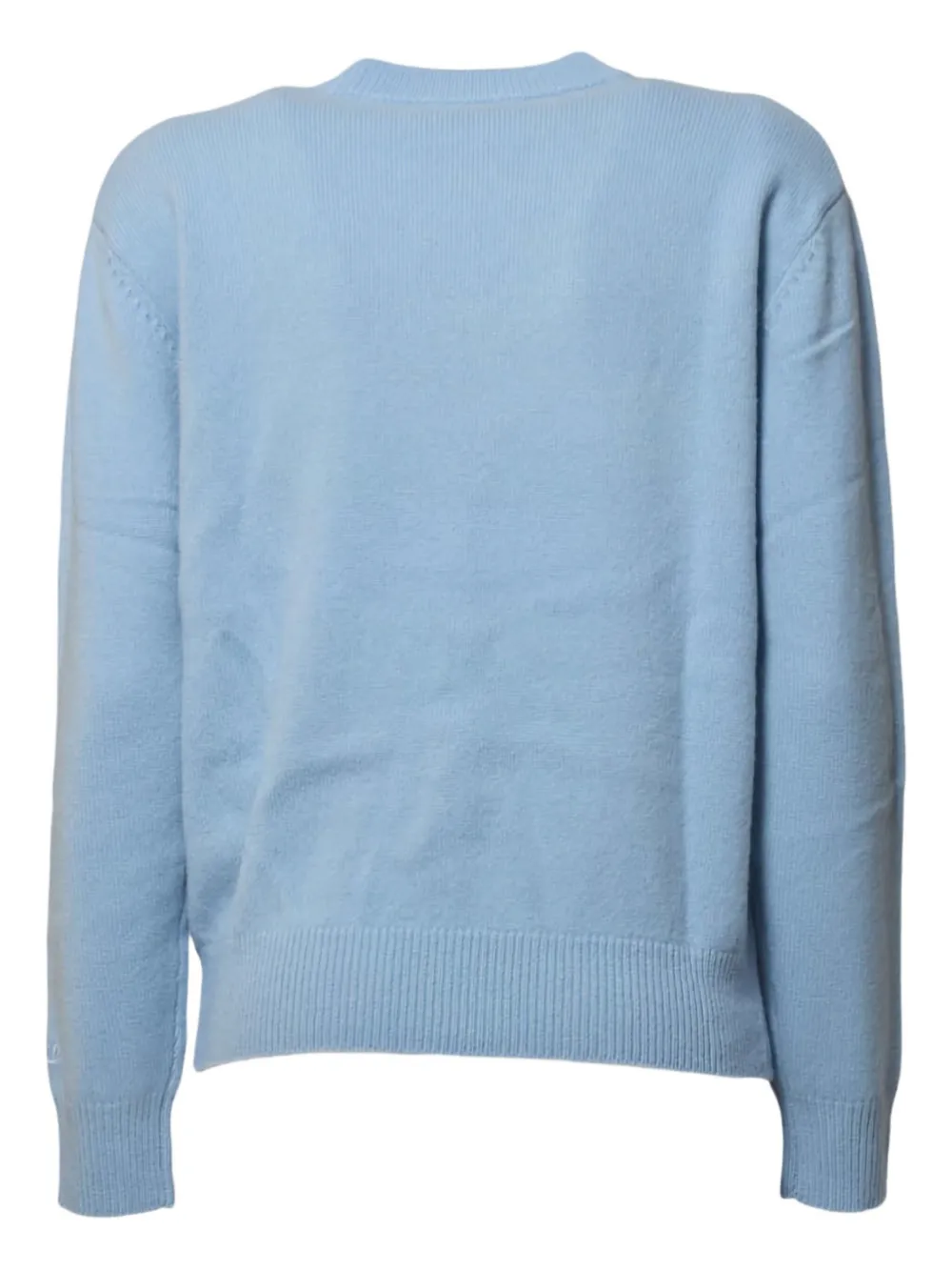 MC2 Saint Barth Kids Trui met hartpatroon Blauw