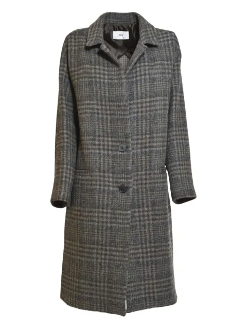 SOLOTRE check-pattern coat