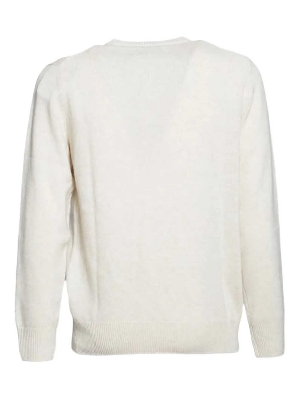 Mc2 Saint Barth Ski-graphic Sweater In White