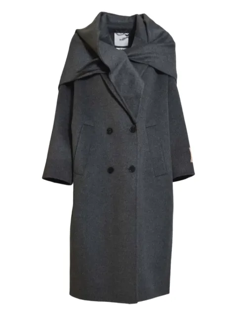 SOLOTRE double-breasted shawl-collar coat