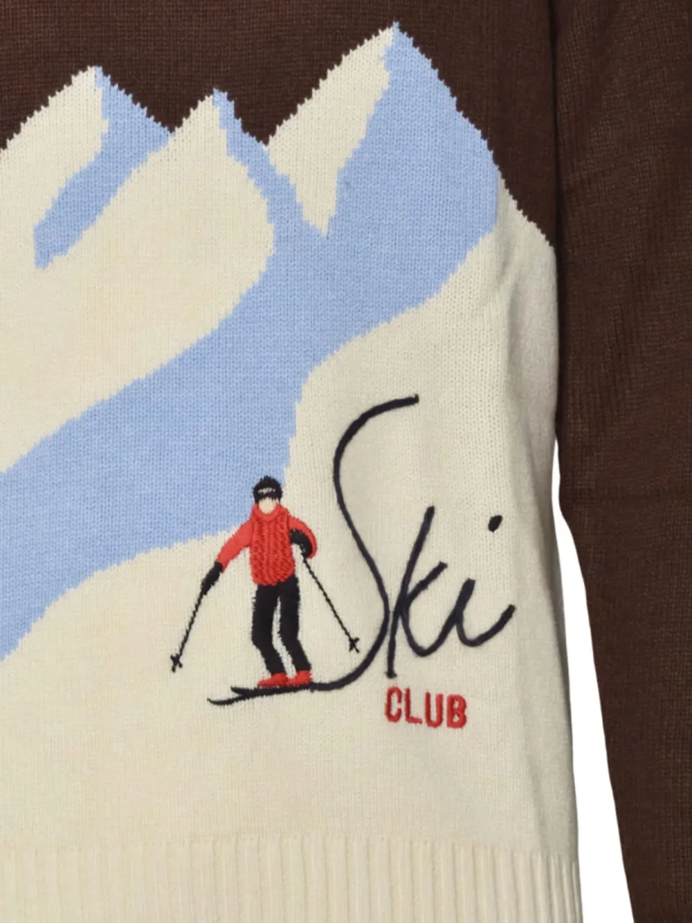 MC2 Saint Barth Trui met ronde hals Bruin