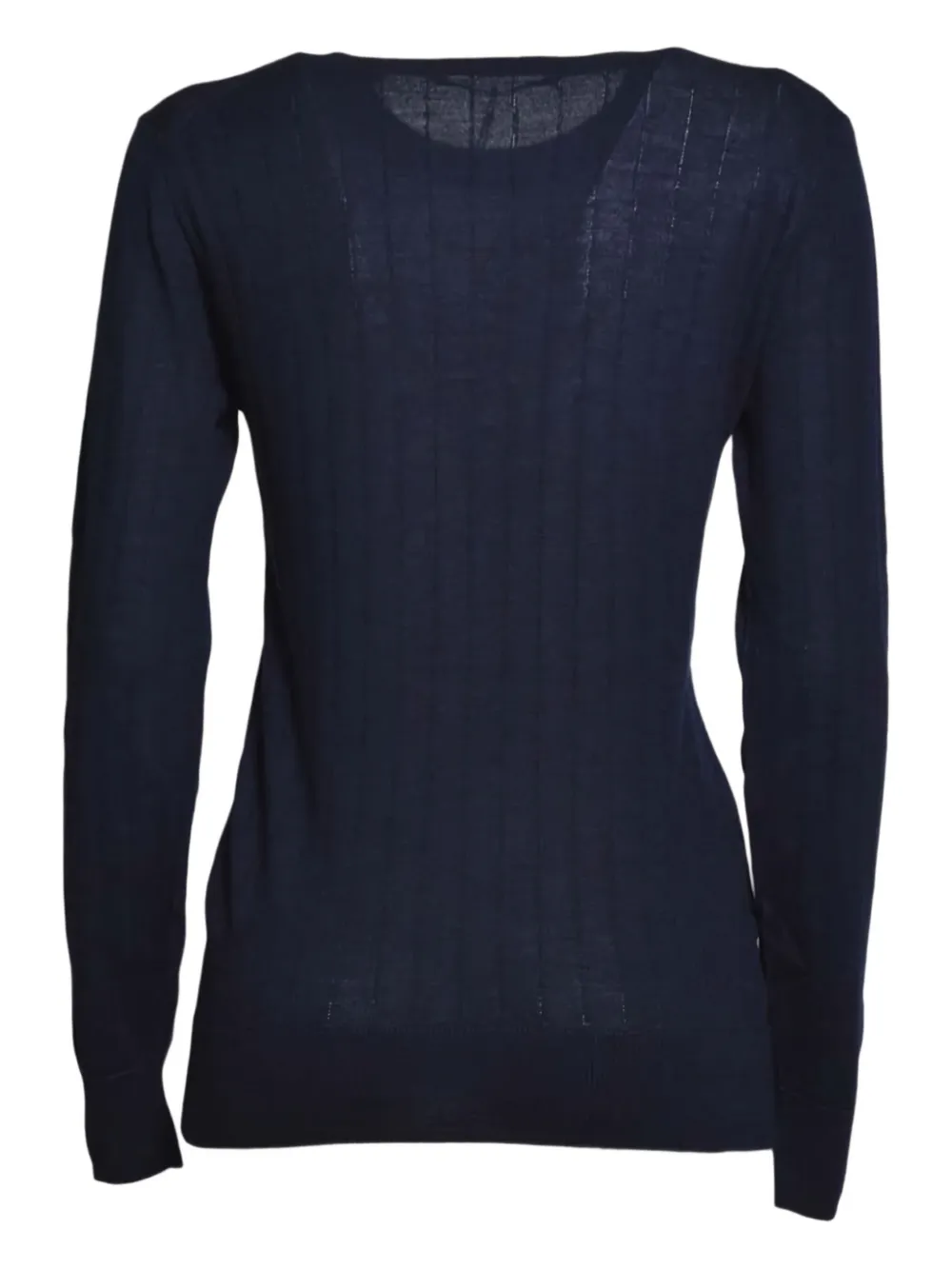 Tagliatore Ribbed Sweater In Blue