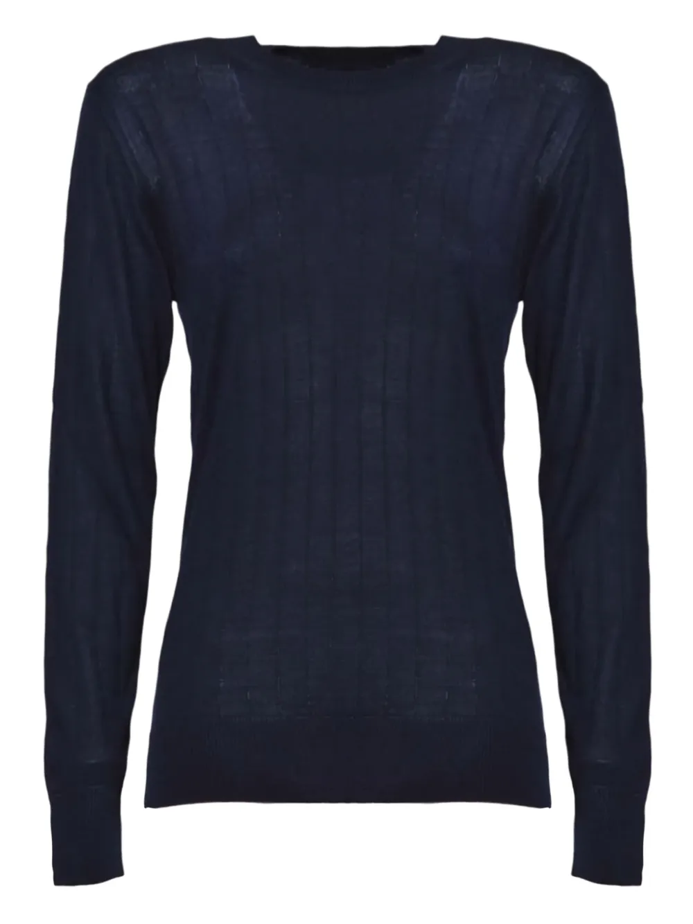 Tagliatore ribbed sweater - Blu