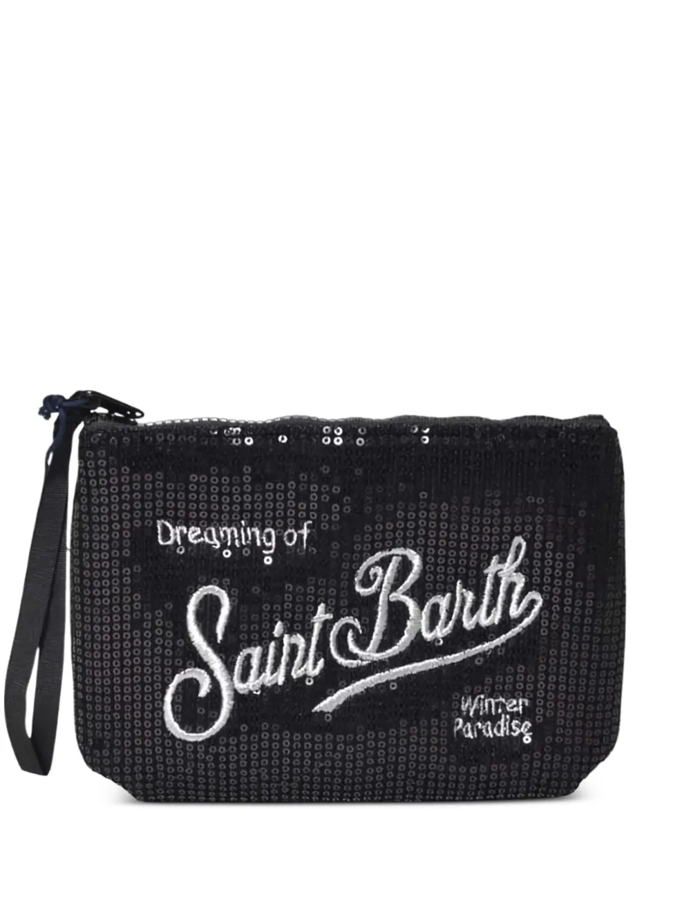 MC2 Saint Barth sequin-embellished clutch bag | Black | Image 1
