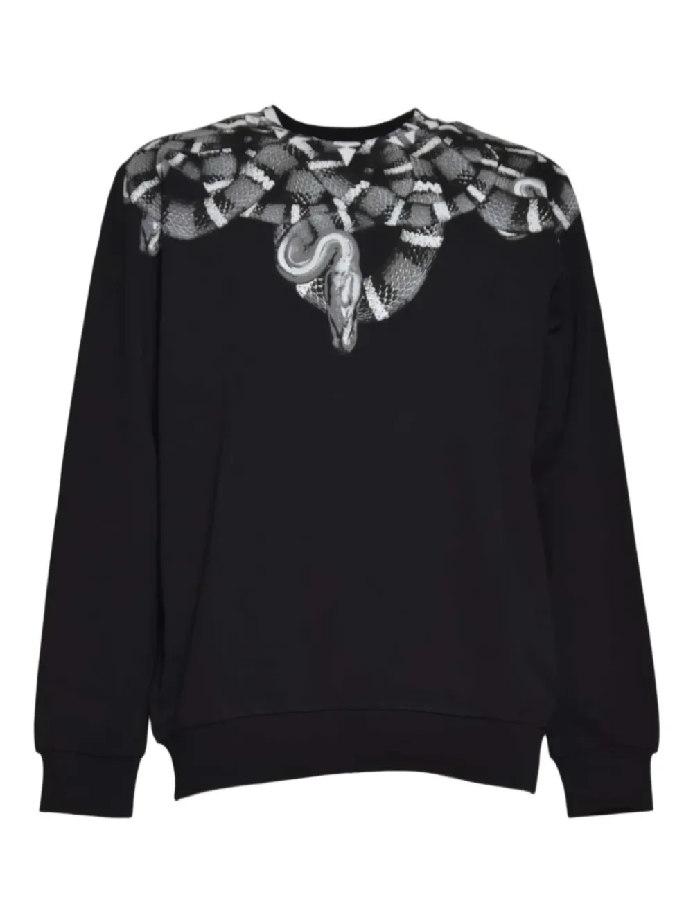 County Of Milan Snake-print Sweatshirt In Black