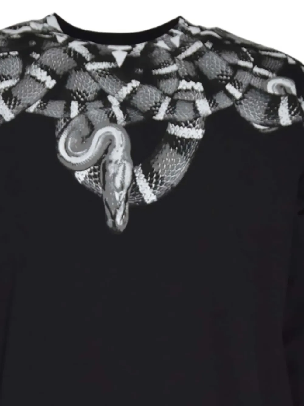 County Of Milan Snake-print Sweatshirt In Black