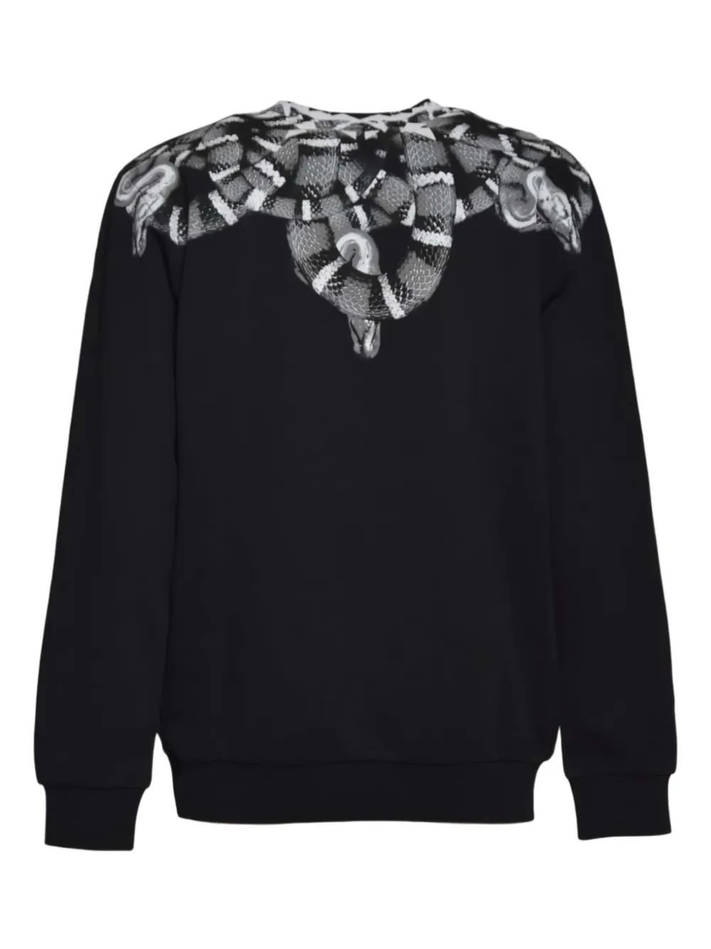 County Of Milan Snake-print Sweatshirt In Black