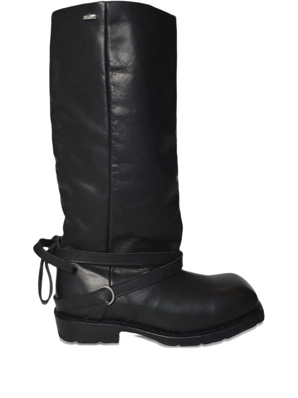 OUR LEGACY High Engine strap boots | Black | Image 1
